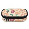 Pencil Bag Wear Resistant Polyester Roomy Interior Smooth Zipper with Mesh Pocket Removable Divider and Pen Slots for Boys Girls