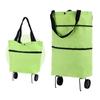 Foldable Oxford Cloth Wheeled Shopping Trolley Bag