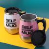 Automatic Mixing Cup Stainless Steel Lazy Mixer Portable Self Stirring Mug  Tea
