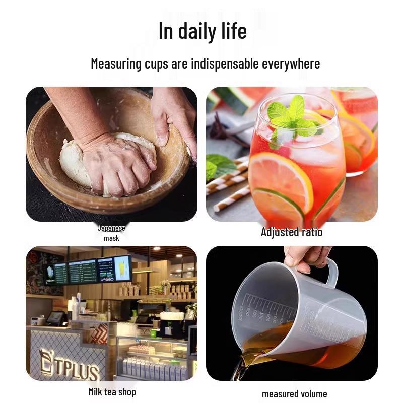 Large Capacity Food Grade Measuring Cup for Milk Tea & Baking