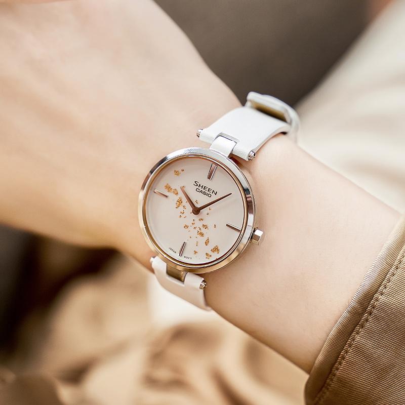 Casio Women's SHEEN White Watch SHE-C100L-7AUPFJ