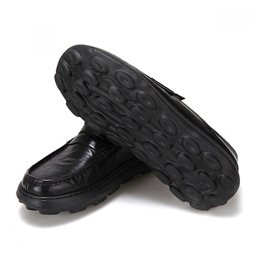 BARBARA Cowhide ClaSSic Men S Penny Loafer 3cm Bmh103bk