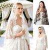 Velo di Pizzo Rete ad Alta Densità Forma Rigida Accessorio per Capelli da Sposa con Raffinati Bordi Floreali Aspetto Retrò Elegante per Matrimoni Halloween Gotico