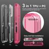 Simple Solid Color Heavy Duty Military Grade Anti-Drop Armor 3IN1 for IPhone 17Air 16E 16 15 14 PLUS 13 12 11 17 Pro Max Otther with Box Clear Case