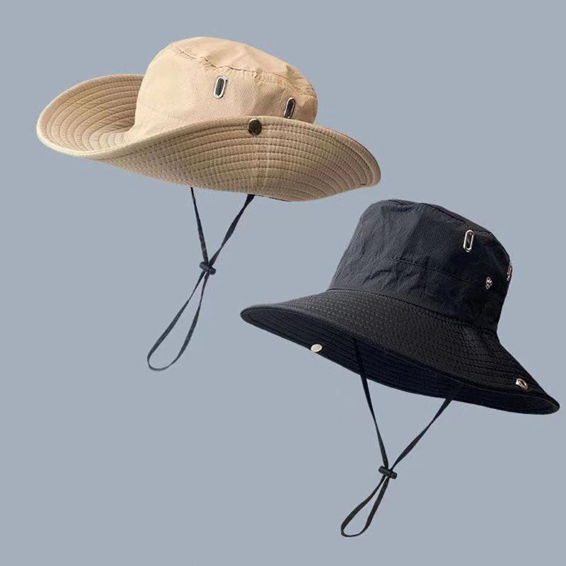 Cappellino da pesca all'aperto Cappelli da sole per uomo Tesa larga Protezione anti-UV Cappello da pescatore da donna Cappelli da pescatore da escursionismo estivo per la pesca
