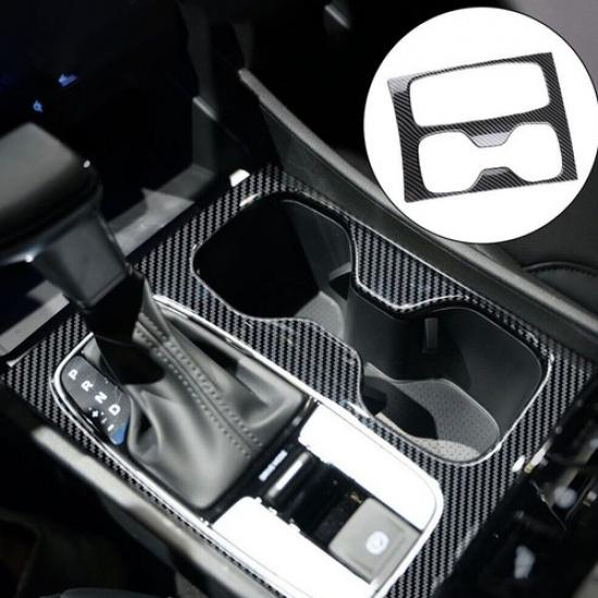 Carbon Fiber Color Gear Shift Panel Cover Fits For Hyundai Santa Cruz
