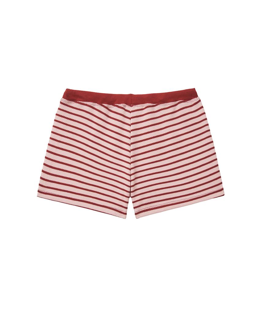 Lense Stripe Micro Shorts Pink