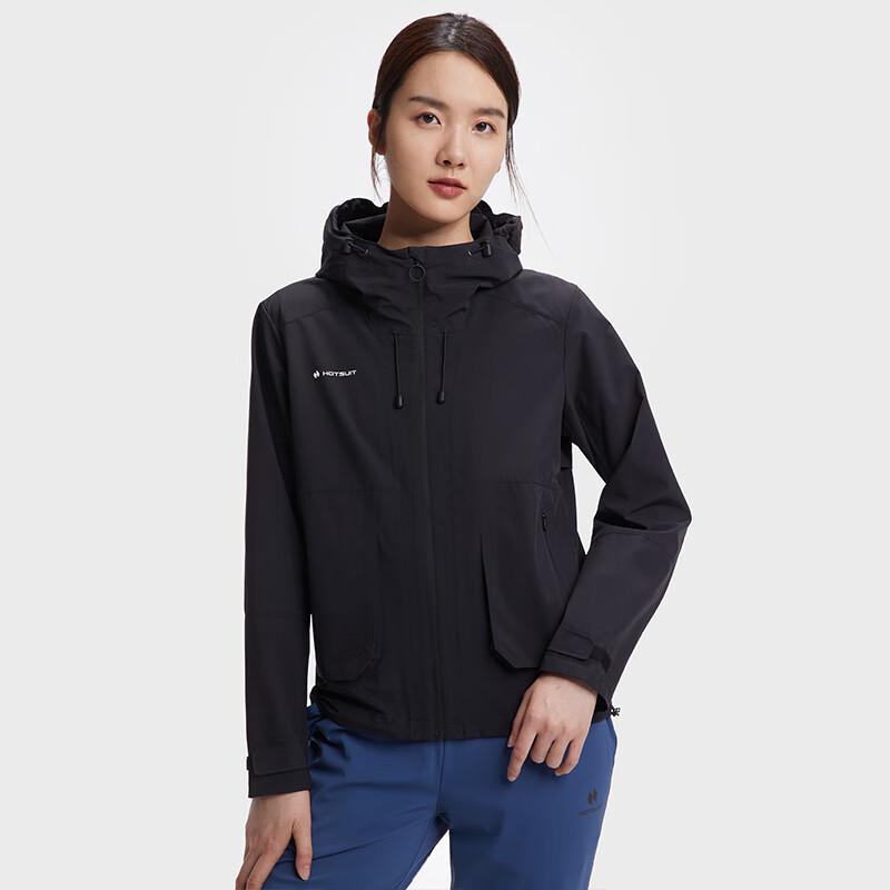 

HOTSUIT Hooded Zip-Front Windbreaker 613231301 2XL