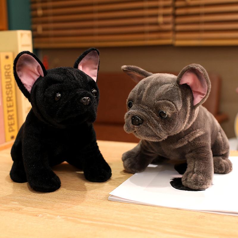 Cartoon Simulation Bulldog Doll Plush Toy French Fight Shar Pei Dog Doll Children'S Company Soothing Doll