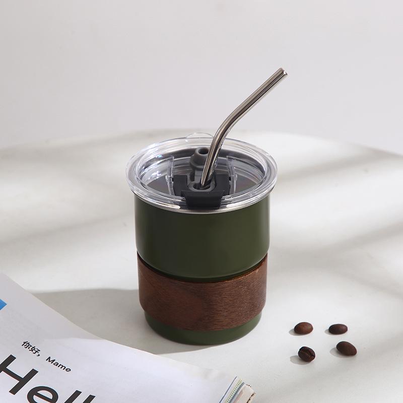 304 Stainless Steel Coffee Cup - Single Layer Milk Cup for Camping & Engraving