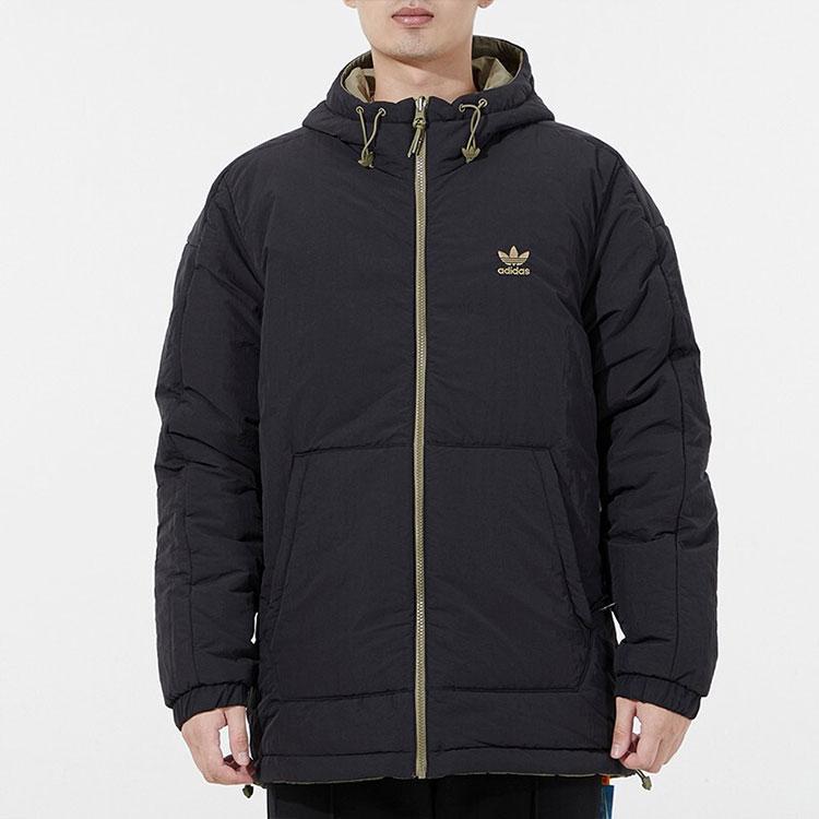 adidas Originals Lock-Up Gepolsterte Jacke mit Wendekapuze Herren Oberbekleidung Olive H14121