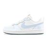 Nike Court Borough Ice Blue Crampons Lightweight Breathable Low top Skateboard Shoes Women's Blue White BQ5448-017(Team1319-)