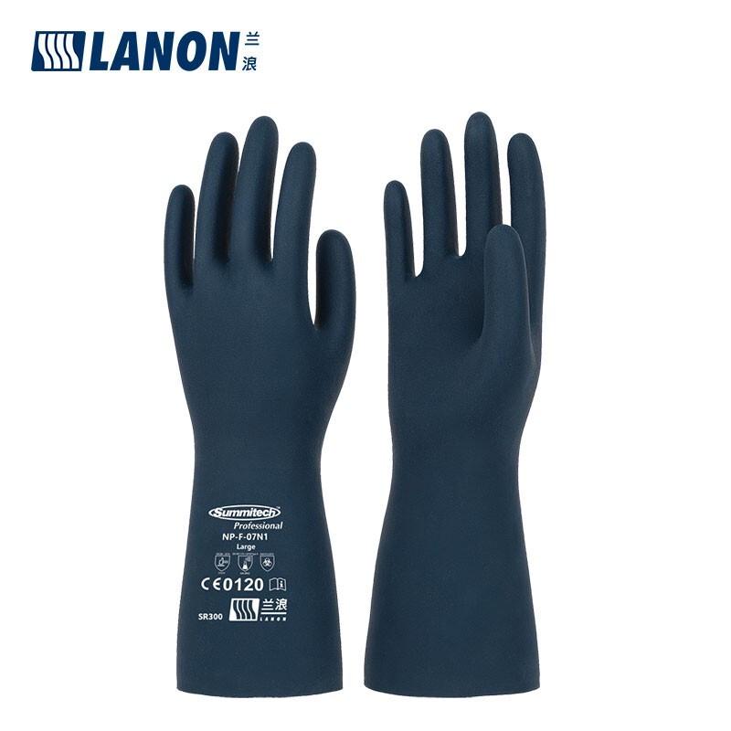 LANON SR300 Chemical Resistant Neoprene Gloves XL