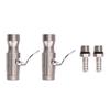 4PCs 1/4in FNPT Brass Tire Chuck 300 PSI Closed Flow Chuck Heavy-Duty Lock On Air Chuck  Auto Shop