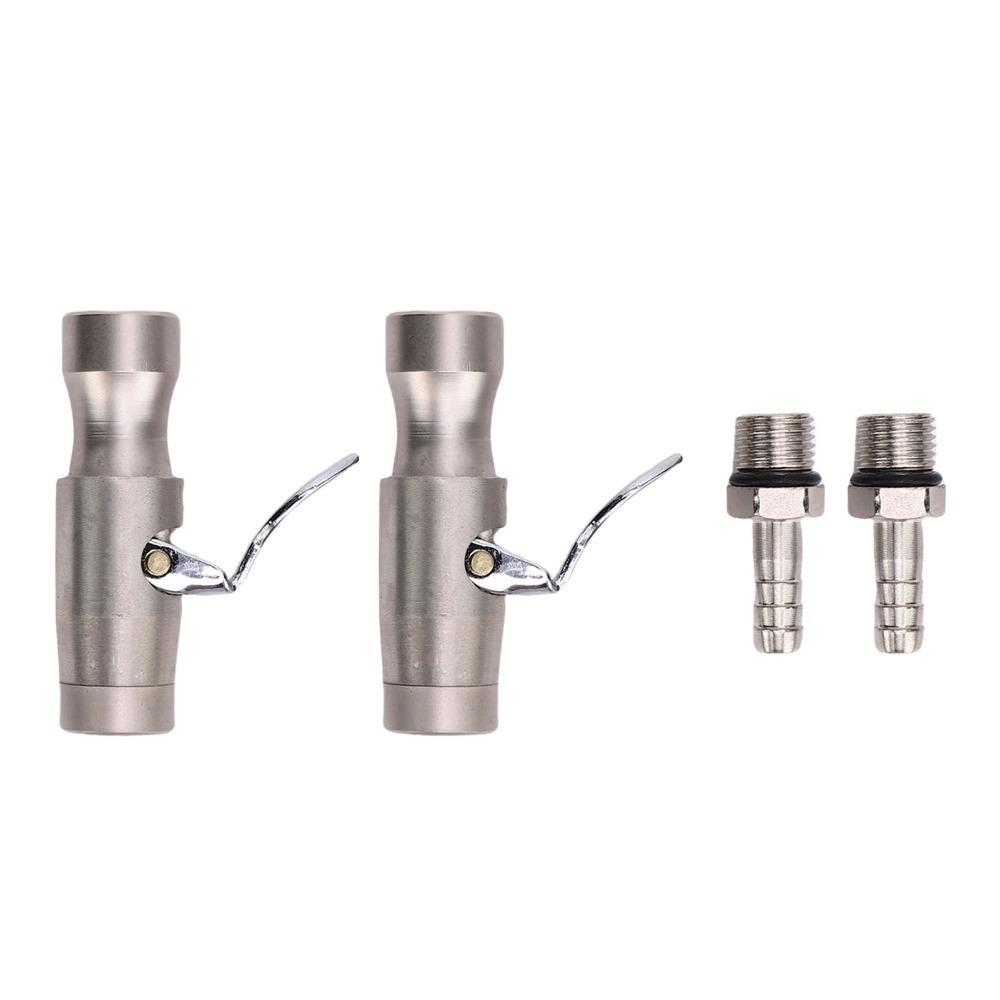 4PCs 1/4in FNPT Brass Tire Chuck 300 PSI Closed Flow Chuck Heavy-Duty Lock On Air Chuck  Auto Shop