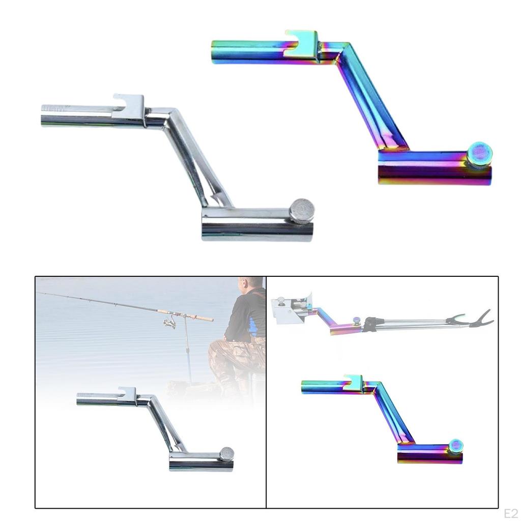 Fishery Sticker -multifunctional Fishing Holder Stable Stainless Steel Rod
