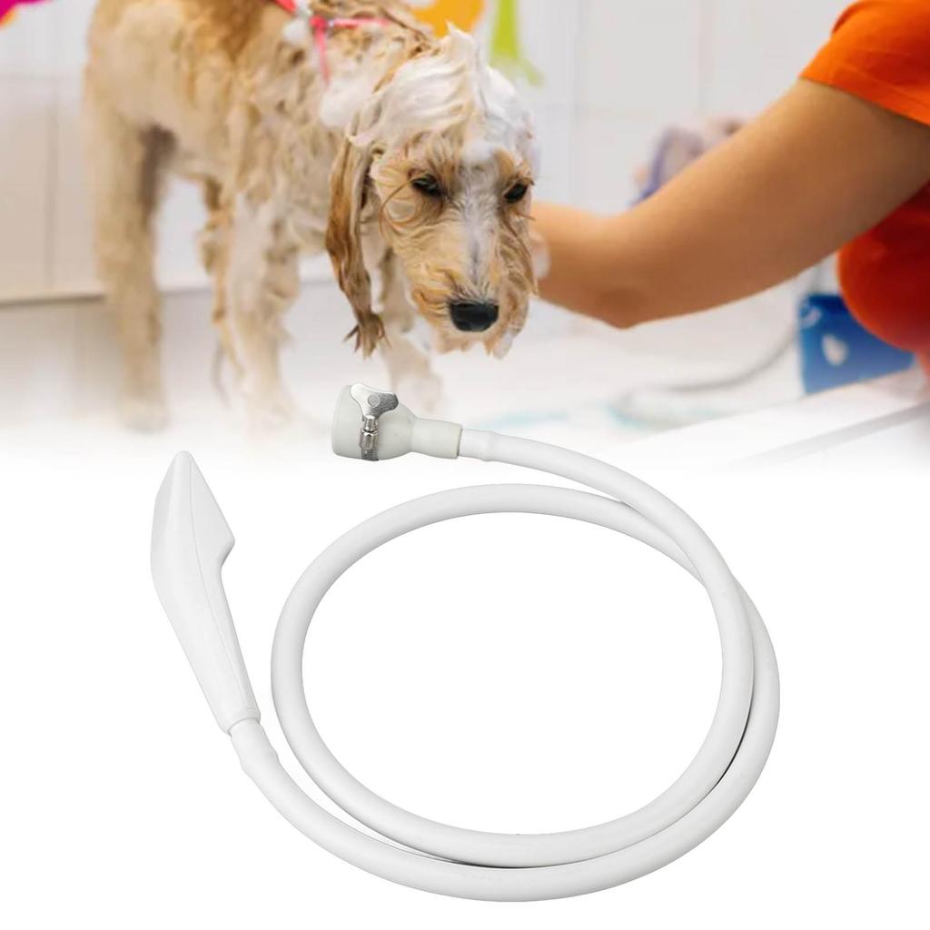 Hair Salon Handheld Shampoo Sprayer Sink Faucet Shower Head with Hose for Bathing Baby Pets 4.9ft