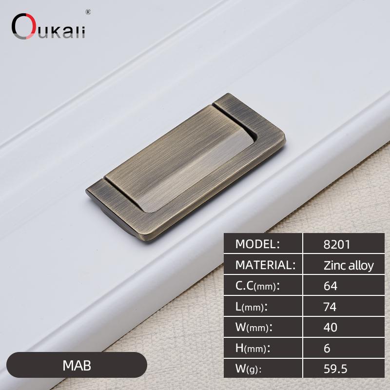 Modern Gold Finish Drawer Cabinet Handle Kitchen & Bedroom Dresser Door Pulls Office Use