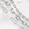 JIAYE Custom 304 Stainless Steel Soldered Chain Closed Link Factory Supply Component for Necklace Bracelet Jewelry Diy Making