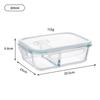 High Borosilicate Glass Lunch Container with Lid: Microwave-Safe Outdoor Rice Bowl & Food Storage Solution