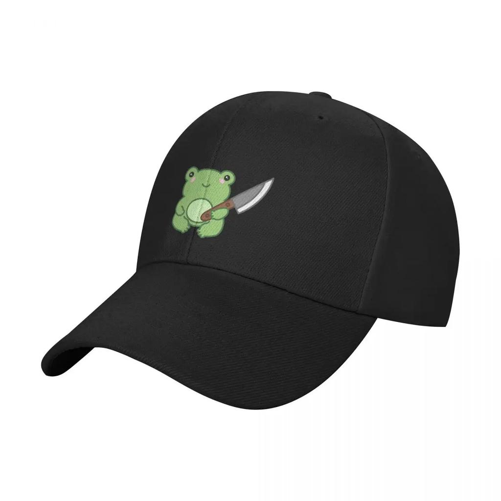 Frog With A Knife Baseball Cap Anime Hat sun hat Anime Woman Mens