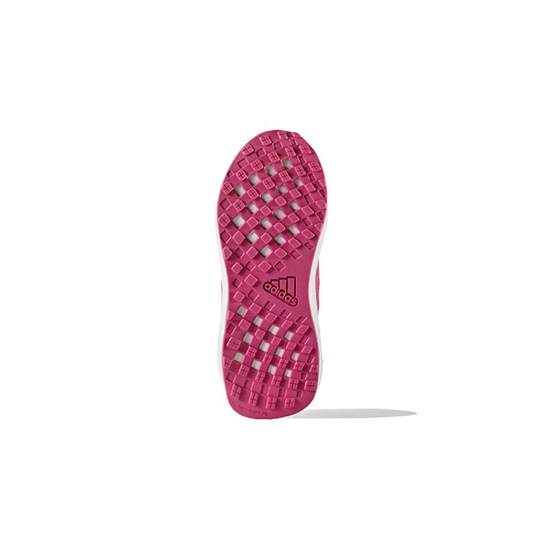 Adidas Rapidarun Wide K Abrasion Resistant Breathable Low Top Kids' Running Shoes Rose Red Kids' Sneakers CQ1748