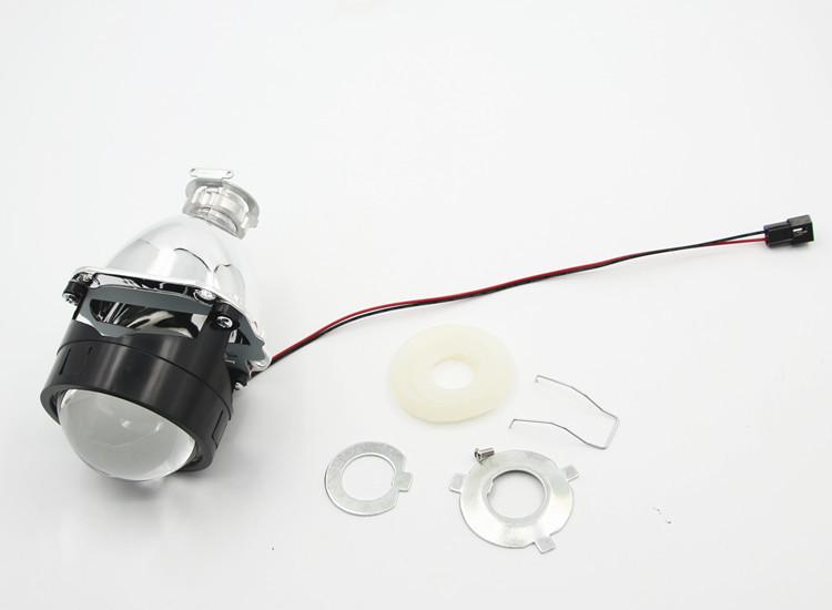 2.5" WST HID Bi-Xenon Projector Lens Headlight Kit for Cars & Motorcycles - High Brightness, Non-Destructive Refit.