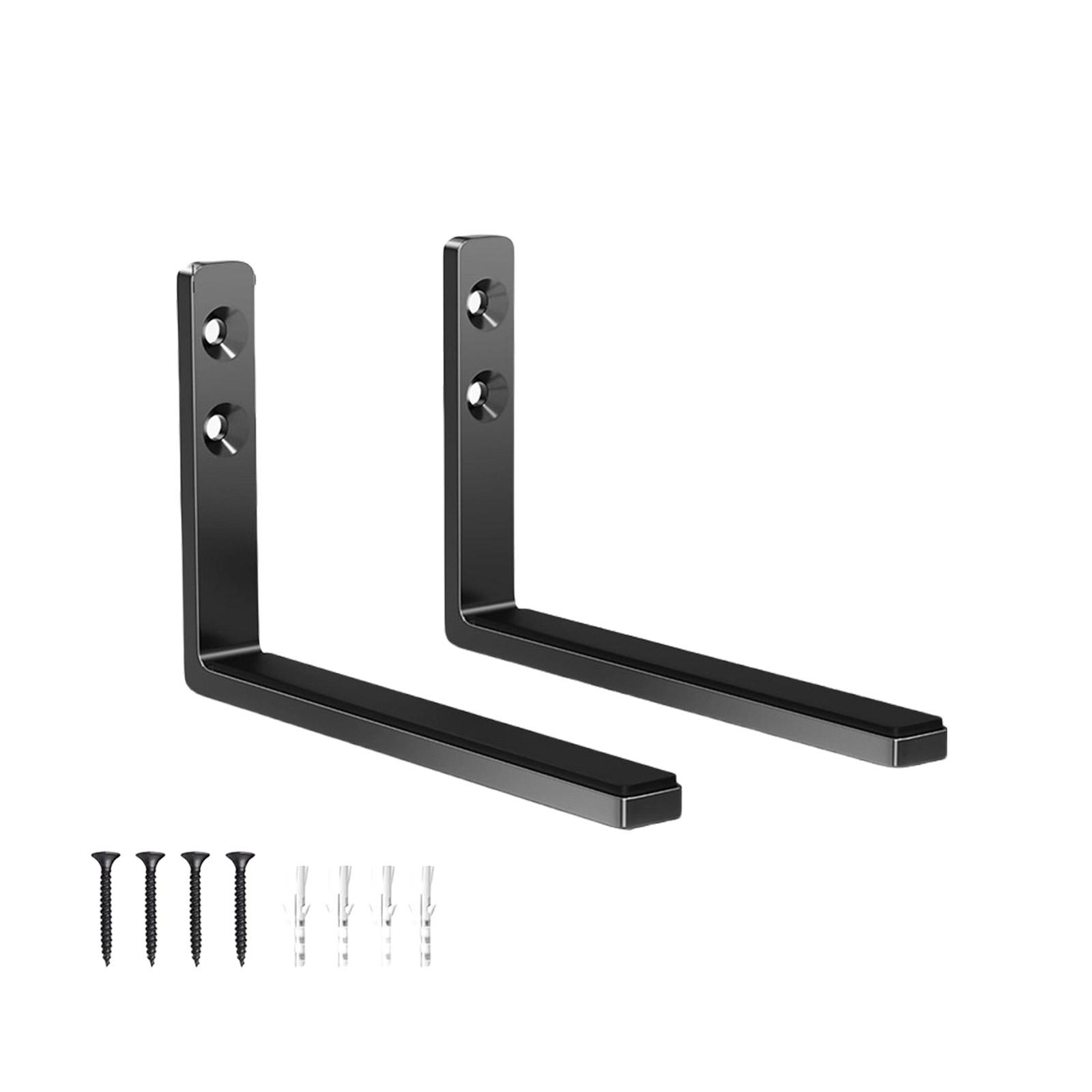 

Space Saving Soundbar Wall Mount, Depth Adjustable Bracket for Audiophiles Experiences 1