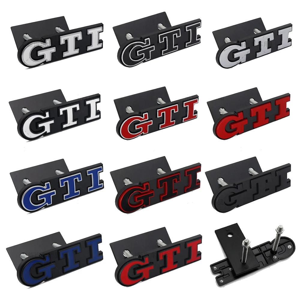 3D Metal GTI Badge Car Front Grille Emblem for Volkswagen VW Caddy Golf 5 6 7 8 GTD Polo Jetta Passat B5 Tiguan Touran MK3 MK5 RJ4