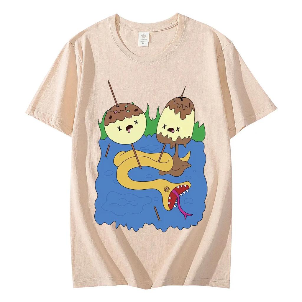 NEW Princess Bubblegum Rock T-shirt Adventure Time Cartoon Short Sleeved Men and Women Harajuku Y2k Fashion Autumn Winter Tees