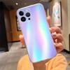 Phone Case For Iphone 17 Air 17 Pro Max 16 15 14 13 Pro Max 15 16 Pro 15Plus Iridescent Holographic Blue Pink