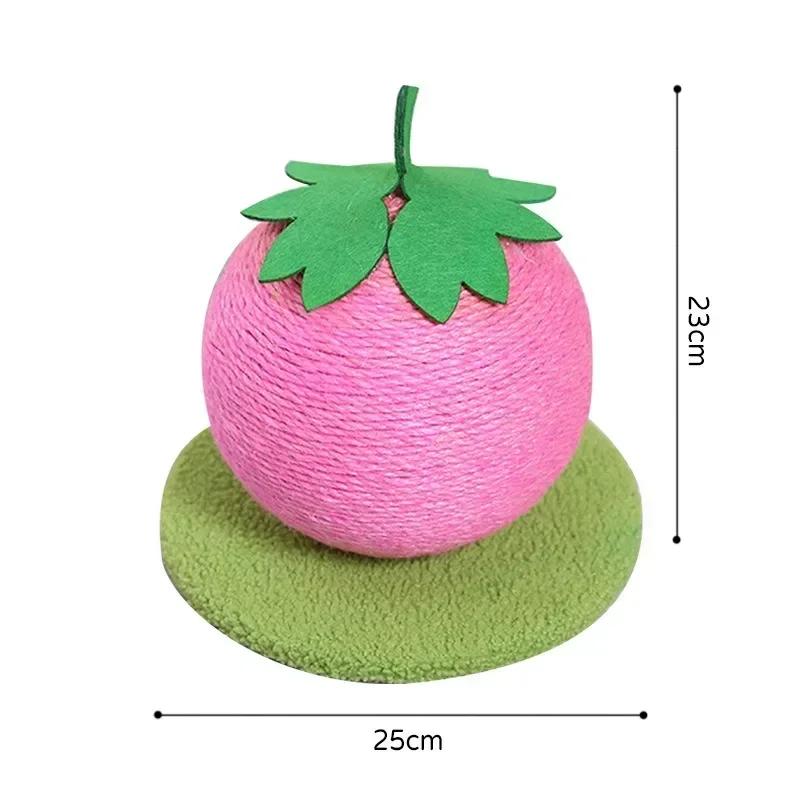 Pineapple and Orange Cat Grabbing Ball Toy Cat Climbing Frame Grinding Claw Toy Cat Grabber Pet Furniture Supplies