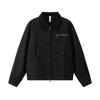 QIYOU 2025 Autumn Unisex Retro Dark Patchwork Double Zipper Workwear Jacket