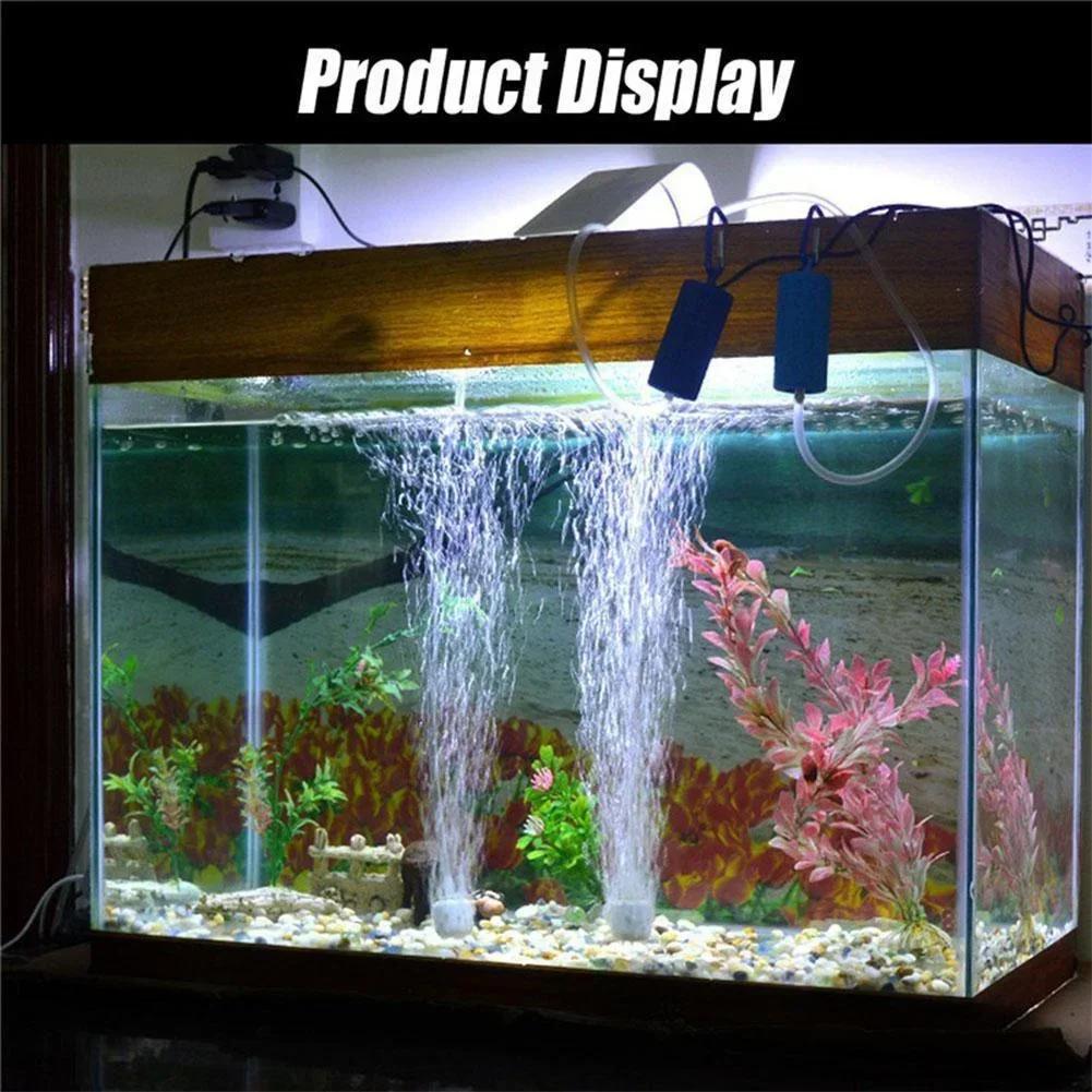 Mini USB Aquarium Air Pump Quiet Portable Oxygen Pump for Fish Tank Energy Saving Pet Supplies Fish Keeping Accessories