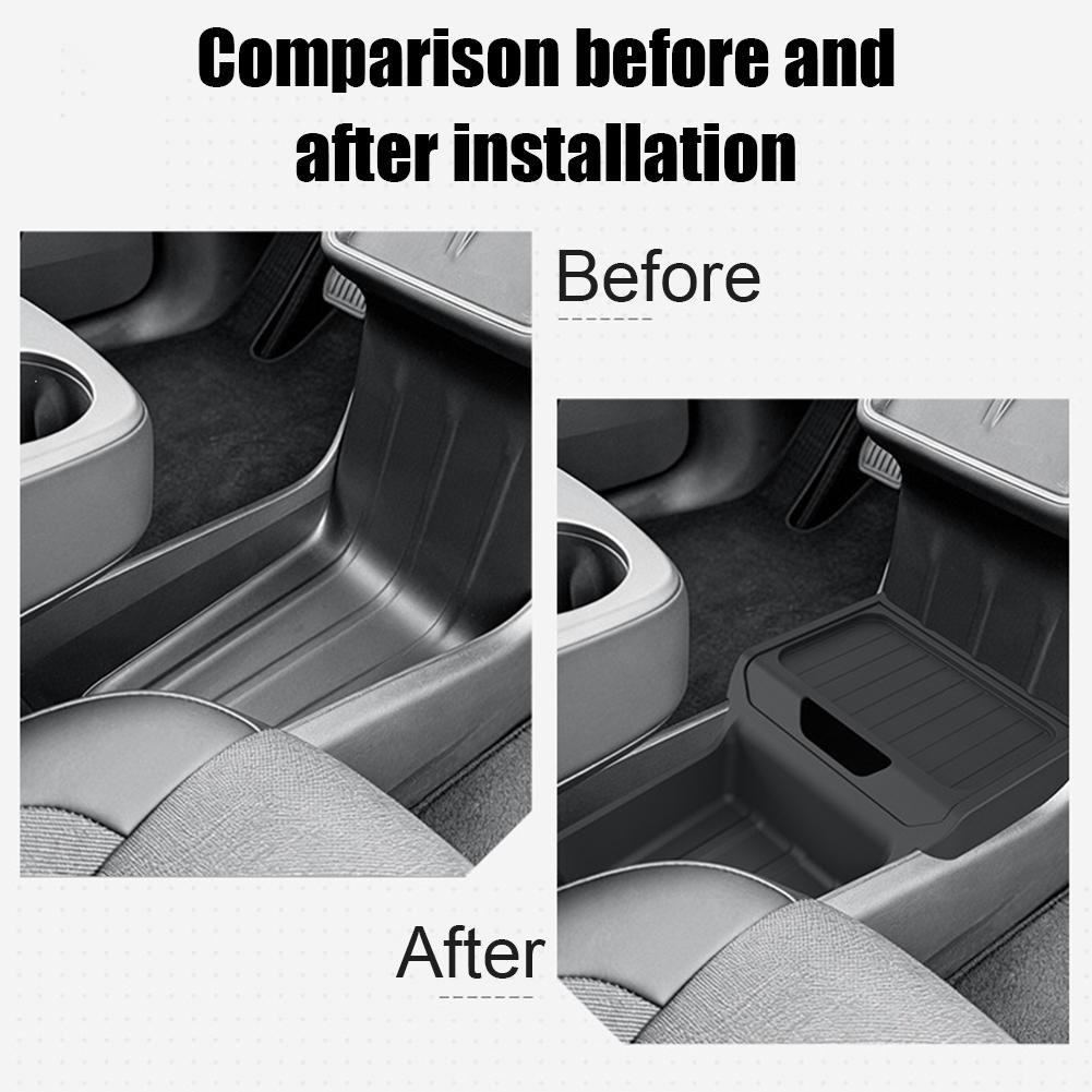 For Tesla For Model Y Juniper Standard RWD 2026 2026 Under Central Control Storage Box Console Organizer Tray Interior Accessory