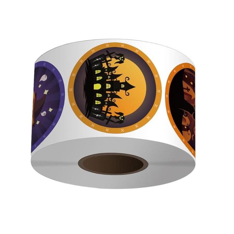 Pumpkin Sticker Reward Sticker Gift Sticker Decorative Label Sticker Halloween Sticker Scrapbook Sticker for Kids