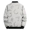 Jacke Herren Herbst und Winter Neu Koreanische Version Lässig Vielseitig Teenager Trend Top Trendy Outdoor-Sportarten Bedruckte Jacke