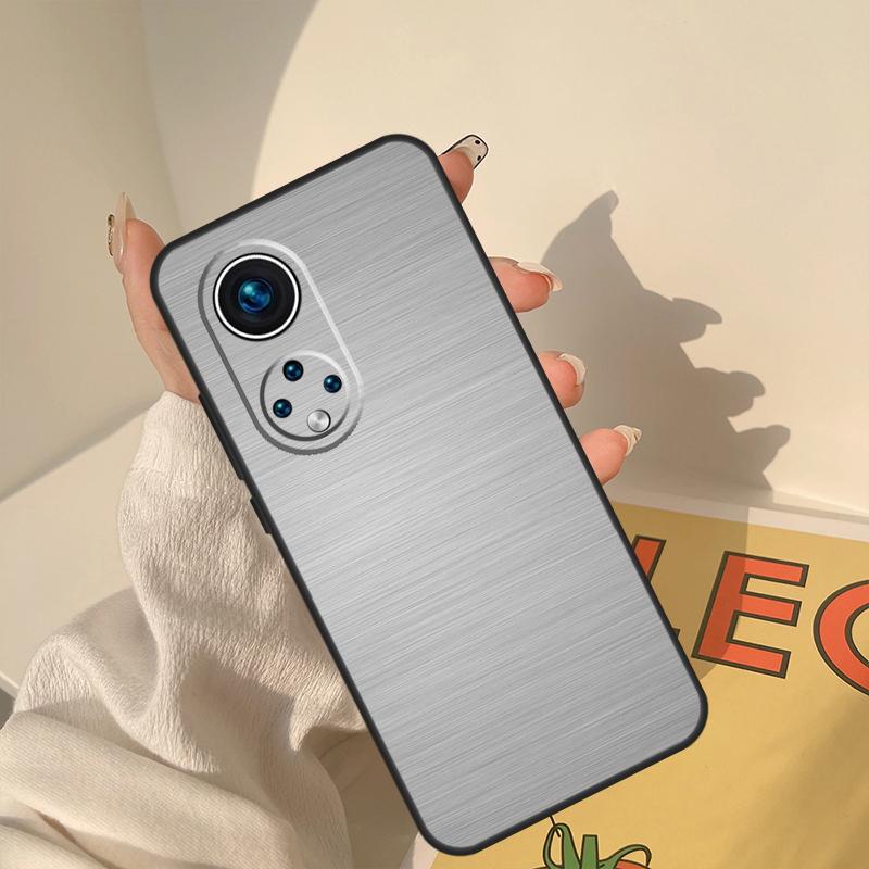 Brushed Metal Texture Steel Print Case For Honor Magic 8 Pro 7 6 5 Lite Cover For Honor 200 400 50 70 90 X8a X8b X9a X9b X9c