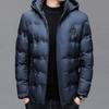 Winter Lapel Fashion Casual Light Cotton-padded Coat Men Middle-aged Trend Warm Cotton-padded Coat Short Cotton-padded Jacket