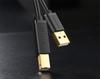 Ugreen 3 Meter USB 2.0 Type B Printer Cable - High-Speed Connection, Model 10351, Black