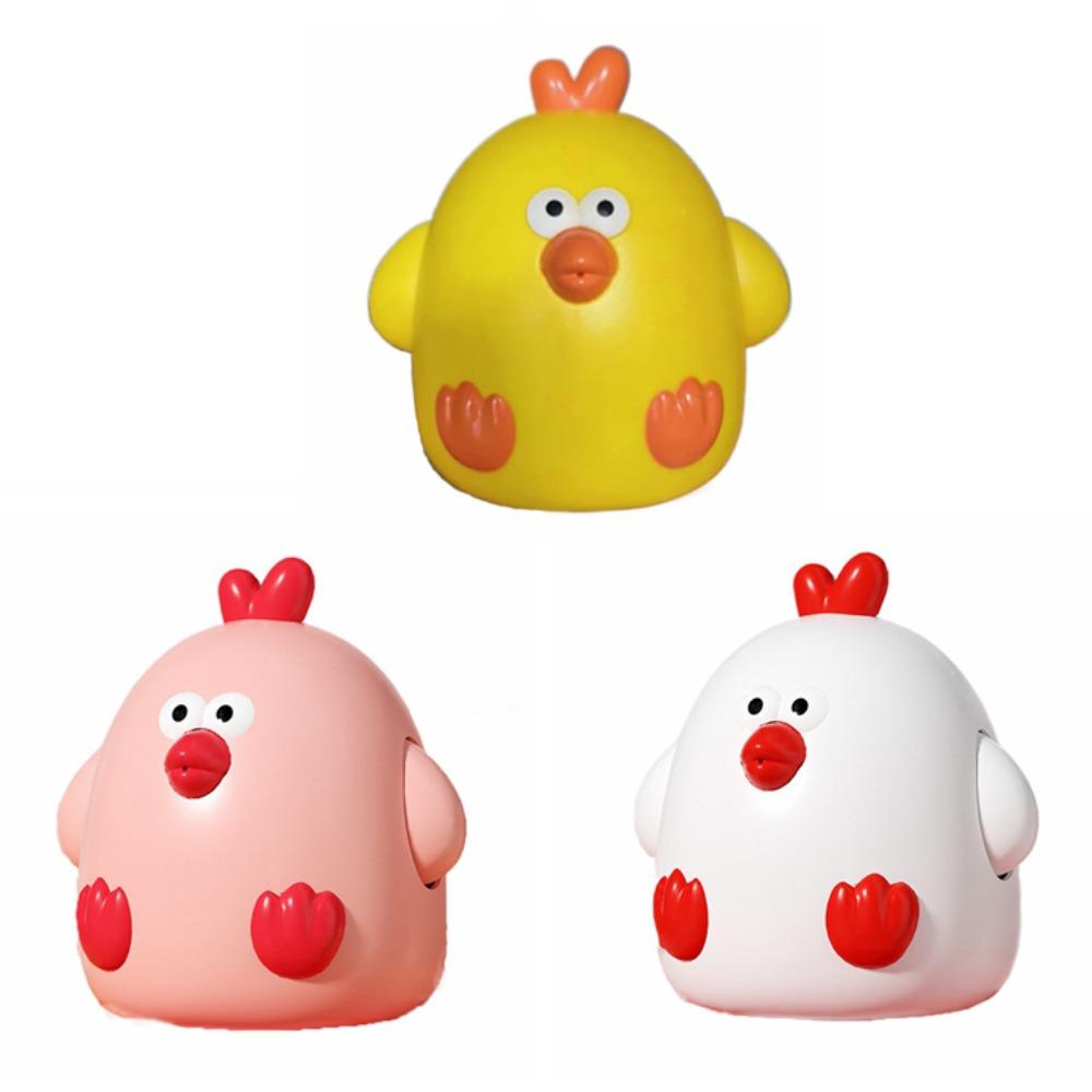 Anime Water Squirt Toy Yellow Chicken Swimming Water Toys Baby Bath Toys  Children