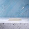 Self-Adhesive Drawer Slides 10.39 Inch, 2 Pcs White HIPS Guide Rails for Cabinets, Dressers, Storage Boxes, Easy Installation, Smooth and Quiet