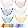 Mediterranean Style Cotton Rope Decorative Fishing Net with Shells for Wall Decor