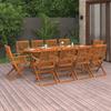 Day and Night - Day and Night Garden Dining Set 11 Pieces Solid Acacia Wood 220x90x75cm
