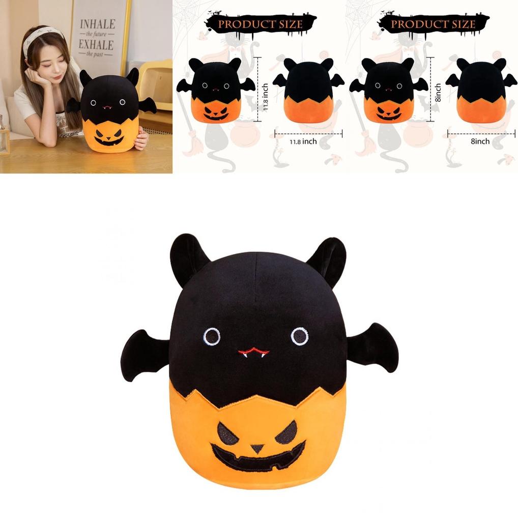 Soft And Cuddly Bat Plush Pillow For Stress Relief And Comfort