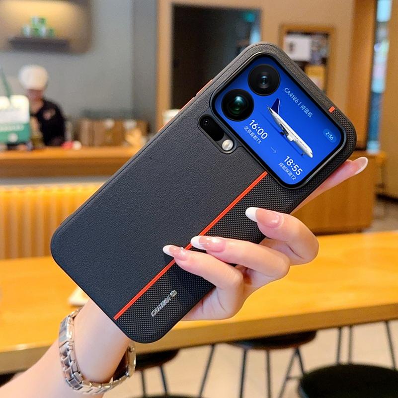 

Colorful Faux Leather Red Lens Ring Raised Protective Lens Case For Xiaomi 17 Pro Max Mi17 Pro xiaomi17 Camera Protection Cover Xiaomi 17 pro max
