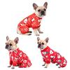 Elastics Pet Knitted Pullover Winter Thermals Wear With Festives Holiday For Canine Companion