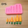 Cake Mold Carrot Pattern Baking Tools Silicone Heat Resistant Pastries Mould for Bakery