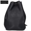 B5D-9929 Old Coach Glovetanned Leather Drawstring Bag Shoulder Bag blackUsed