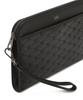Daks Men'S Accessories Black Lolo Pattern Cowhide Clutch Bag Dbba6F006Bk